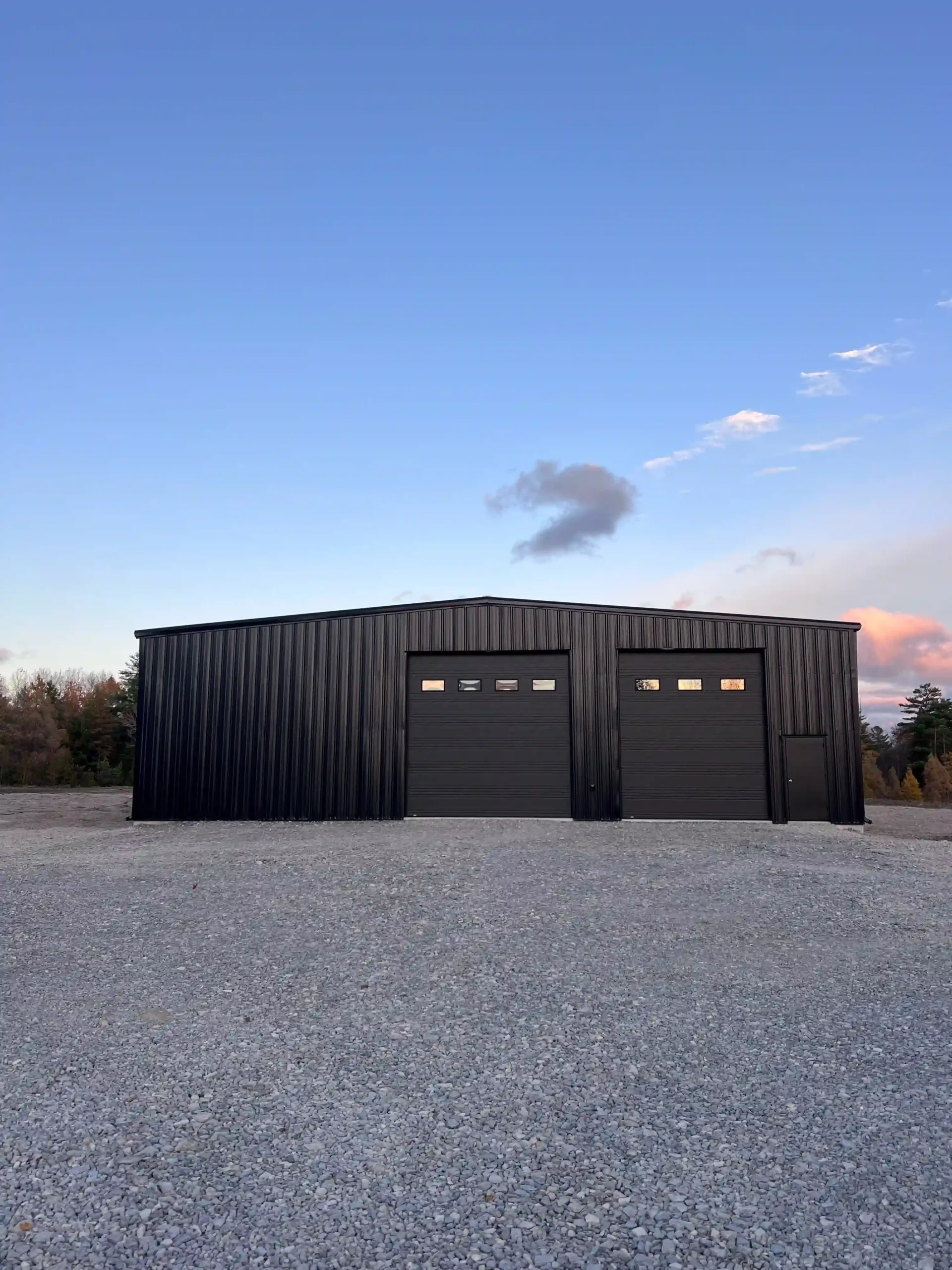 Two-Bay Steel Workshop
